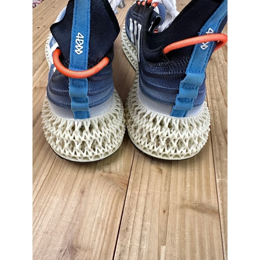 Adidas 4DFWD x Parley Blue White Orange 3D Printed Running Shoes Mens 14 - Picture 4 of 7